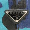 Prada Small Canvas Canapa Logo Camouflage Satchel Secondhand