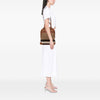 Burberry Medium Mega Check Canvas Bloomsbury Saddle Satchel Secondhand