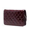 Chanel CC Quilted Patent Brilliant Wallet On Chain Secondhand