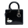 Dior Medium Ceramic Effect Deerskin Jeweled Swan Lady Dior Secondhand