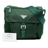 Prada Tessuto Zip Buckle Messenger Bag Secondhand