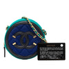 Chanel Tricolor Jersey CC Filigree Round Crossbody Secondhand