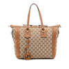 Gucci Medium GG Canvas Charm Satchel Secondhand
