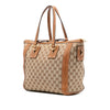 Gucci Medium GG Canvas Charm Satchel Secondhand