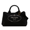 Prada Canvas Canapa Logo Satchel Secondhand