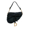 Dior Camouflage Embroidered Canvas Saddle Bag Secondhand