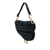 Dior Camouflage Embroidered Canvas Saddle Bag Secondhand