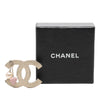 Chanel CC Gold Plated Enamel and Faux Pearl Brooch Secondhand