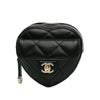 Chanel Lambskin CC In Love Heart Zipped Arm Coin Purse Secondhand