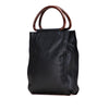 Chanel CC Caviar Wood Top Handle Tote Secondhand