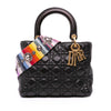 Dior Medium Grained Calfskin Cannage Supple Lady Dior Secondhand