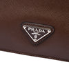Prada Saffiano Cuir Travel Front Zip Pocket Briefcase Secondhand