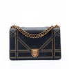 Dior Medium Studded Lambskin Diorama Flap Secondhand