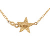 Chanel Gold Plated Enamel Coco Star Pendant Necklace Secondhand