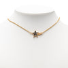 Chanel Gold Plated Enamel Coco Star Pendant Necklace Secondhand