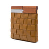 Bottega Veneta Lambskin Maxi Intrecciato The Snap Clutch Secondhand