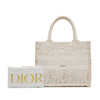 Secondhand Dior Small D-Lace Embroidery Book Tote