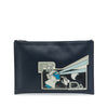 Prada Saffiano Monkey Robot Clutch Secondhand