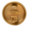 Chanel CC Gold Plated Round Clip On Earrings Secondhand