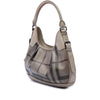 Burberry Smoke Check Coated Canvas Brooklyn Hobo Secondhand