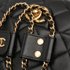 Chanel CC Quilted Lambskin Side Packs Crossbody Secondhand