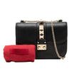 Valentino Small Leather Rockstud Glam Lock Crossbody Secondhand