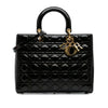 Dior Large Patent Cannage Lady Dior Secondhand