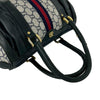 Gucci GG Supreme Plus Web Boston Bag Secondhand