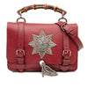 Gucci Leather Bamboo Convertible Top Handle Bag Secondhand