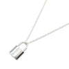Louis Vuitton Sterling Silver Lockit Pendant Necklace Secondhand