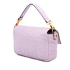 Fendi Zucca Embossed Leather Baguette Satchel Secondhand