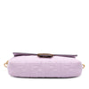 Fendi Zucca Embossed Leather Baguette Satchel Secondhand
