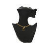 Chanel Gold Plated Enamel Coco Heart Star Pendant Necklace Secondhand