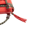 LOEWE Mini Anagram Suede Handbag Secondhand
