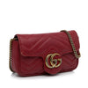 Gucci Mini GG Marmont Matelasse Leather Flap Crossbody Secondhand