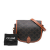 Celine Medium Triomphe Coated Canvas Folco Crossbody Secondhand