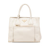 Prada Vitello Daino Front Pocket Tote Secondhand