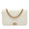 Chanel Quilted Caviar Boy Wallet on Chain Secondhand