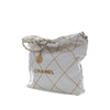 Chanel Small Quilted Shiny Calfskin Chain 22 Handbag Secondhand