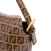 Fendi Zucchino Crystal Double Flap Bucket Bag Secondhand