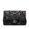 Chanel Paris Shanghai Jumbo Tweed Strass Embellished Pudong Double Flap Secondhand