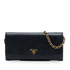 Prada Saffiano Wallet On Chain Secondhand
