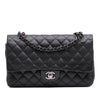 Secondhand Chanel Medium Classic Caviar Double Flap