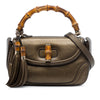 Gucci Medium Leather New Bamboo Satchel Secondhand