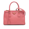 Prada Small Saffiano Lux Galleria Double Zip Satchel Secondhand
