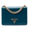 Prada Mini Saffiano Chain Flap Crossbody Secondhand