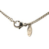 Chanel Silver Plated CC and Heart Rhinestone Pendant Necklace Secondhand