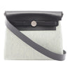 Hermès Military Toile and Vache Hunter Herbag Zip 20 Secondhand