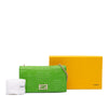 Fendi Nappa Logo Embossed Long Wallet On Chain Secondhand