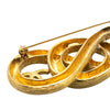 Chanel Gold Plated Infinity CC Brooch Secondhand